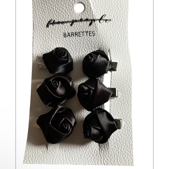 Free People Rosette Barrettes NWT - Picture 1 of 2